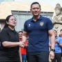 Ketum PDIP, Megawati Soekarnoputri sempat berikan pesan pada Puan Maharani saat hendak menggelar pertemuan dengan Ketum Demokrat, AHY. ANTARA/Asprilla Dwi Adha.