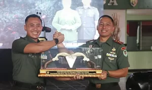 Komando Yonif 315 Garuda Berganti, Kunto Tinggalkan Inovasi, Aldi Sambut Kendaraan Tempur!
