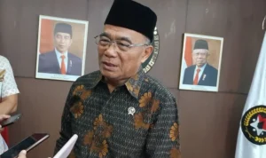 Menko PMK, Muhadjir Effendy turut menyoroti polemik Al Zaytun sempat menyebut Ponpes yang diasuh Panji Gumilang itu mirip komune. ANTARA/Lintang Budiyanti Prameswari.