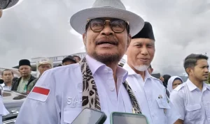 Mentan Syahrul Yasin Limpo dikabarkan telah ditetapkan oleh Komisi Pemberantasan Korupsi (KPK) sebgaai tersangka kasus korupsi. ANTARA/Muhammad Zulfikar.