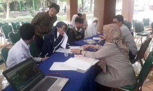Proses Pendaftaran PPDB 2023 di SMKN I Cimahi.
