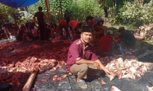Pembagian Daging Kurban dan Kemanusiaan oleh DPD LDII Agam