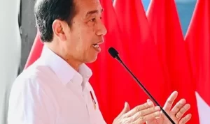 Presiden Jokowi Tanggapi Pemeriksaan Mentan Syahrul Yasin Limpo oleh KPK Terkait DUgaan Korupsi: Hormati Proses Hukum! Pemeriksaan KPK terhadap Mentan, Syahrul Yasin Limpo (SYL) terkait kasus dugaan korupsi ditanggapi oleh Presiden Jokowi. ANTARA/HO-Biro Pers Setpres/Laily Rachev.