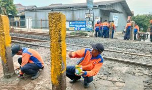 Perlintasan Liar KM 35+4/5 Depok-Citayam Ditutup PT KAI