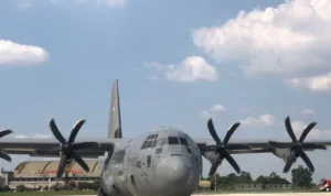 Pesawat C-130J Super Hercules TNI AU Kedua Tiba di Indonesia
