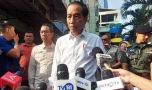 Presiden Joko Widodo (Jokowi) angkat bicara soal nama pengganti Jhonny G Plate untuk posisi Menteri Komunikasi dan Informasi (Menkominfo). NTARA/Mentari Dwi Gayati.