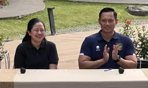 Puan Maharani, Ketua DPP PDIP membeberkan soal pertemuannya dengan Ketua Umum (Ketum) Partai Demokrat Agus Harimurti Yudhoyono (AHY). ANTARA/Putu Indah Savitri.