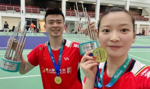 Pasangan Ganda Campuran China Zheng Si Wei/Huang Ya Qiong Pertahankan Title Juara Indonesia Open 