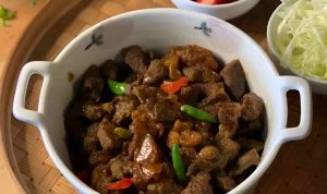 Resep Olahan Daging Kurban Sate Goreng Sapi/Foto: Instagram (@gengpancibdg)