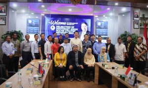 Delegasi SEAWUN ASEAN usai berdiskusi bersama Perumda Tirta Pakuan Kota Bogor, Kamis (8/6). (Yudha Prananda / Jabar Ekspres)