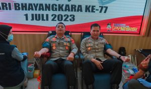 Sambut HUT Bhayangkara ke-77, Polres Cimahi Gelar Bakti Kesehatan Donor Darah Sambut HUT Bhayangkara ke-77, Polres Cimahi Gelar Bakti Kesehatan Donor Darah