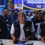 GANTI: Ketua DPW Partai Nasdem Jabar Saan Mustopa (tengah) saat menyampaikan tanggapan terkait gejolak di Nasdem Indramayu.