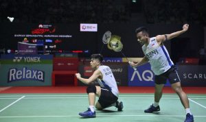 Pramudya/Yeremia Lolos ke Semifinal Indonesia Open 2023 Setelah Taklukan Pasangan Ganda Putra China dengan Dramatis