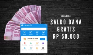 Saldo DANA Rp 50 Ribu dari Link Kaget Berikut Ini!