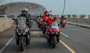 Paguyuban Motor Honda Bekasi Ramaikan Honda Premium Matic Day