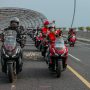 Paguyuban Motor Honda Bekasi Ramaikan Honda Premium Matic Day