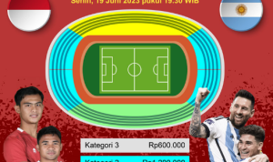 Link beli tiket argentina vs indonesia