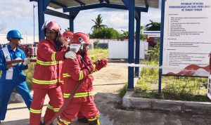 Pertamina Holds Emergency Response Simulation at SPBE