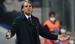 Italy national team coach Roberto Mancini