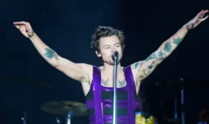 Saat Konser Harry Styles Dilempari Barang, Bagaimana Kondisinya?