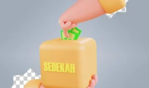 Ilustrasi manfaat sedekah yang rutin dilakukan umat muslim. (freepik)