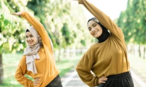 Ilustrasi Menjaga kesehatan secara islami. (freepik)