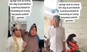 Viral di TikTok Istri Sah Gerebek Suami yang Menikah Lagi di Karawang!