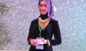 Adinda Virzilia Prestasi Mahasiswa FH Unja di IYCE!