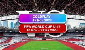 SUGBK Siap Bergemuruh! Konser Coldplay Melebur dengan Ajang Bergengsi Piala Dunia U-17 2023