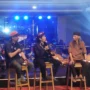 Budi Dalton duduk di kursi ke dua dari kiri, dalam acara Baduga Sumedang Ngendang 2023. (Jabar Ekspres/ Dedi Suhandi)
