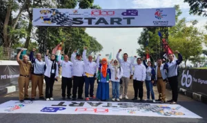 Diah Nurwitasari Membuka Lomba Marching Band di Fornas VII 2023