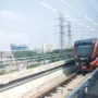 Dishub Kota Depok jalin koordinasi dengan sejumlah pihak dan Transjakarta sebagai Bus Pengumpan di LRT Harjamukti. Jabar Ekspres/Rubiakto.