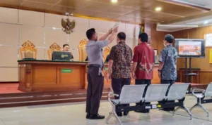 Fakta fee proyek Dishub Kota Bandung terbongkar di sidang lanjutan dugaan korupsi Yana Mulyana Rabu, 12 Juli 2023. ANTARA/Bagus Ahmad Rizaldi.