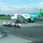 Ist. Penerbangan komersil di Bandara Husein Sastranegara Bandung. Foto. Jabar Ekspres.
