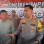 Kapolresta Bogor Kota, Kombes Pol Bismo Teguh Prakoso didampingi Kasatreskrim Polresta Bogor Kota, Kompol Rizka Fadhila. (Yudha Prananda / Jabar Ekspres)