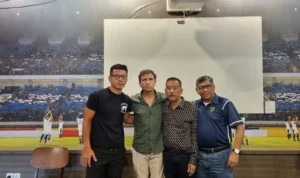 Dok. Konferensi pers PT PBB bersama Luis Mila. Sabtu (15/7).