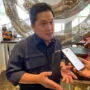 Ketua Umum PSSI Erick Thohir menyebutkan bahwa Stadion Si Jalak Harupat pasti lolos jadi venue Piala Dunia U-17. Jabar Ekspres/Agi.