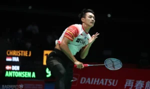 Taklukan Wakil Malaysia, Jonatan Christie Lolos 16 Besar Japan Open 2023