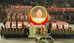 Kim Jong-un Hadiri Parade Militer Korut dalam Peringatan Gencatan Senjata Kim Jong-un Hadiri Parade Militer Korut dalam Peringatan Gencatan Senjata