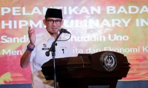 Juru Bicara PPP Achmad Baidowi menyebutkan bahwa Sandiaga Uno layak untuk menjadi bakal Cawapres Ganjar Pranowo pada Pilpres 2024. ANTARA/HO/Biro Komunikasi Kemenparekraf.