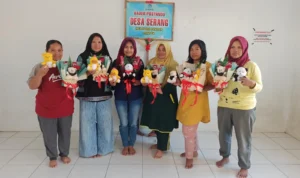 Ibu - ibu posyandu Kasih Ibu 2 di posyandu, Kamis, 20 Juli 2023. Jabar Ekspres/Dedi Suhandi.