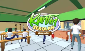 Kantin Sekolah Simulator 2.2, Ada Fitur Baru Eksklusif Gerobak Bakso!/ Tangkap Layar Game Kantin Sekolah Simulator