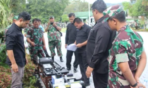 Proses pengecekan asset fisik Kodim 0610/ Sumedang oleh tim verifikasi Korem 062/ Tarumanagara, Sabtu, 8 Juli 2023, siang. (Jabar Ekspres/Dedi Suhandi)
