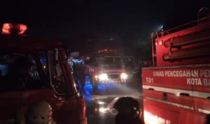 Kurang Dari Dua Jam, Pasar Cimol Gedebage Kebakaran Berhasil Dipadamkan
