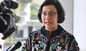 Menkeu Sri Mulyani menegaskan bahwa Indonesia sudah tidak memiliki utang kepada IMF karena semua utang telah dilunasi. ANTARA/HO-Biro Pers Setpres/Rusman.