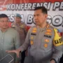 Kapolresta Bogor Kota, Kombes Pol Bismo Teguh Prakoso didampingi Kasatreskrim Polresta Bogor Kota, Kompol Rizka Fadhila. (Yudha Prananda / Jabar Ekspres)