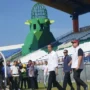 Presiden Jokowi kunjungi Stadion Si Jalak Harupat Soreang, Kabupaten Bandung, Jawa Barat menjelang laga Piala Dunia U-17. ANTARA/Bagus Ahmad Rizaldi.