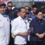 Presiden Jokowi tinjau kondisi Stadion Si Jalak Harupat Soreang hari ini Rabu, 11 Juli 2023 menjelang laga Piala Dunia U-17. ANTARA/Bagus Ahmad Rizaldi.