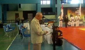 Ratusan Judoka dari kalangan pelajar dan mahasiswa dari berbagai wilayah mengikuti kejuaraan cabang olahraga Judo tingkat nasional