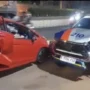 Satlantas Polres Jakarta Timur selidiki wanita diduga gangguan jiwa yang nekat bawa kabur mobil Patroli Tol hingga kecelakaan. PMJ News/Istimewa.
